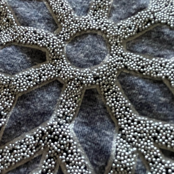 EUC Large Style & Co Beaded Snowflake Sweatshirt - Picture 5 of 6